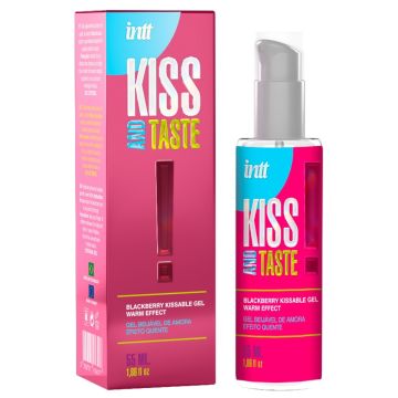 Essbares Gel Warm Effect Kiss and Taste Blackberry