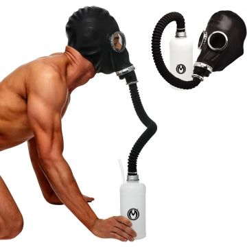 Dark Inhaler Gasmaske mit Flasche