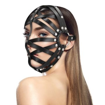 Käfigmaske - Schwarz