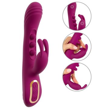 Rabbit Vibrator 2-Funktion Vibrator Squirting - Violett