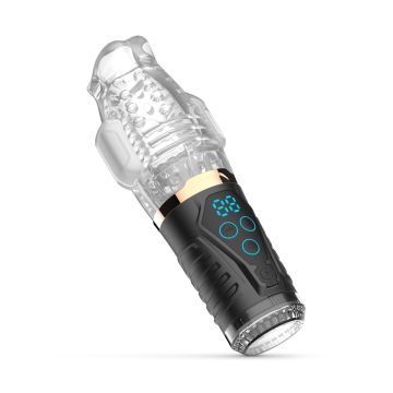 Vibrerende Masturbator mit krachtige zuigkracht - Teazers