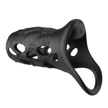 Batiatus - Vibrerende Penis Sleeve Armour Ring - Schwarz