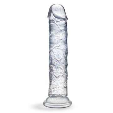 Gala Funkelnder Transparenter Dildo - 15.2 cm