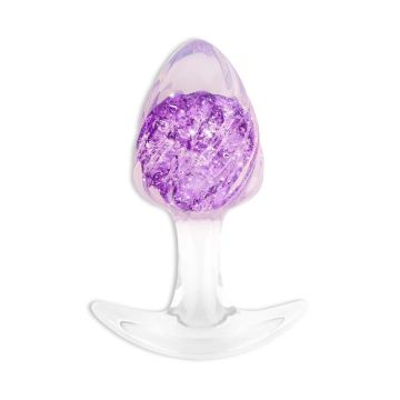 Crystal Buttplug Medium - Violett