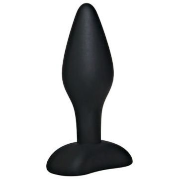 Schwarzer Silikon Buttplug
