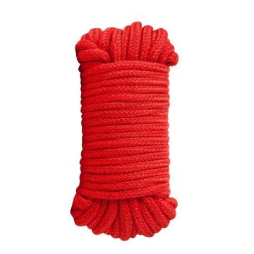Weiches Bondage-Seil 10 Meter - Rot
