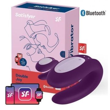 Satisfyer Double Joy App-Connect - Lila