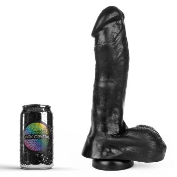 Dark Crystal Schwarze XXL Dildo Xander - 28 cm