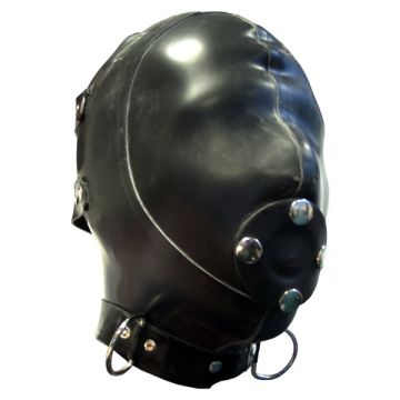 Gummimaske Extreme Haube Mit Abnehmbarem Knebel