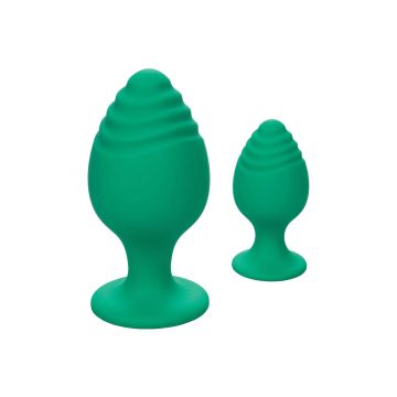 CalExotics Cheeky Buttplug 2 Stuks - Groen