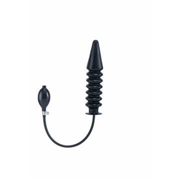 Opblaasbare Geribbelde Dildo Met Harde Kern L