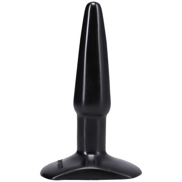 Doc Johnson - kleine Classic Buttplug Smooth - Zwart