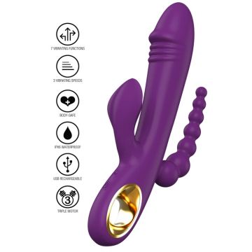 Rabbit-Vibrator Caleona Triple Temptation