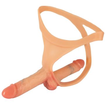 Strap-on Slip mit Doppeltem Dildo