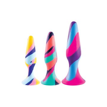 3 in 1 Buttplug Trainingsset Fervent Gala