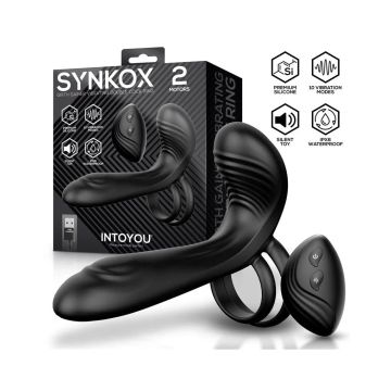Vibrierender Doppelter Penisring mit Fernbedienung IY - Synkox - Girth Gainer