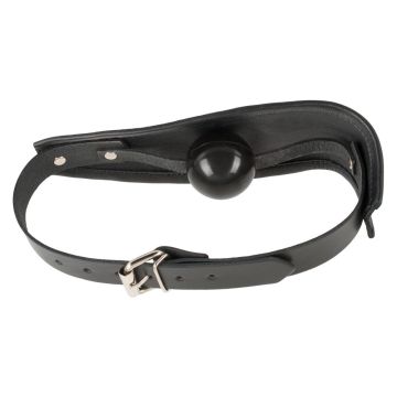 Leder-Mundknebel mit Kugel - Zado