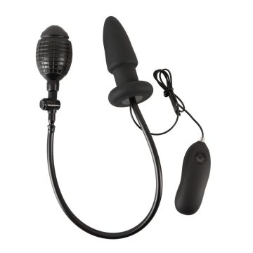 Aufblasbarer und vibrierender Buttplug