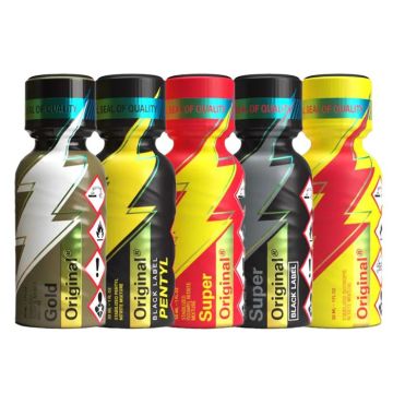 Original Poppers Pack - 5 x 30 ml