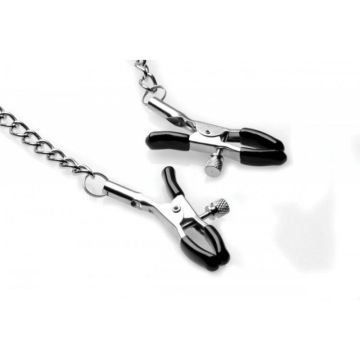 Silikon Ballgag mit Nippelklemmen