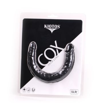 Kiotos COX Realistische Dubbele Dildo Zwart - 30 cm