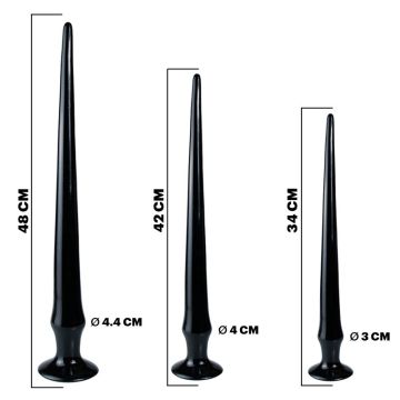 Super Lange Flexibles Buttplug-Set