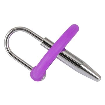 Dehnbarer Eichelring mit Dildo