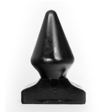All Black Buttplug Schwarz - 23 cm
