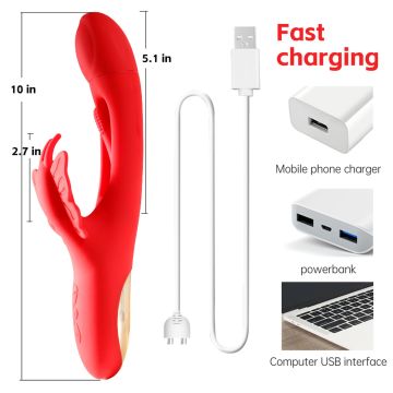 Butterfly Vibrator mit Zungenbewegungen B- Serie Cute