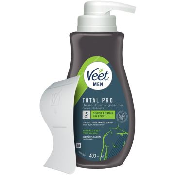Veet Men TOTAL PRO Enthaarungscreme - 400 ml