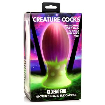 Monster Dildo Xeno Ei XL - Leuchtet im Dunkeln