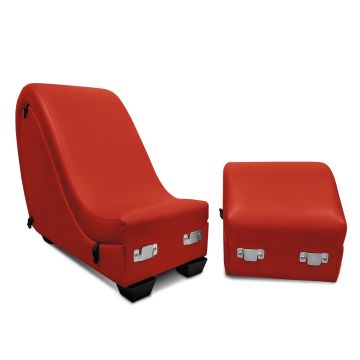 Master Series Kinky Sex Chaiselongue mit Love Kissen - Rot