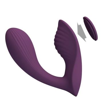 Pretty Love Panty Vibrator Franz met App Bediening - Paars