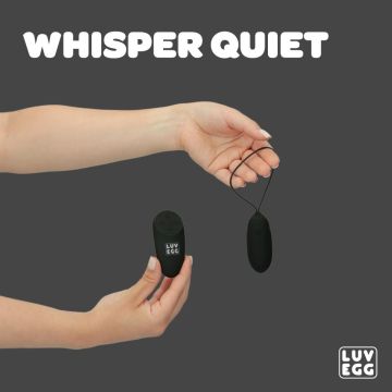 Vibrierendes Ei LUV EGG - Schwarz