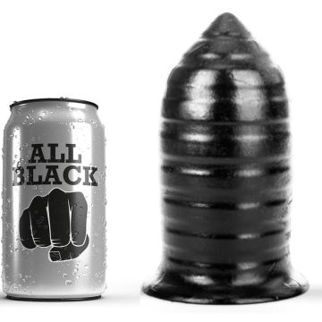 Schwarzer Buttplug Clock 17 x 8 cm
