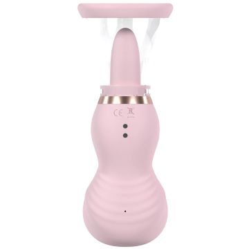 Wiederaufladbare Brust- und Vulvapumpe Rosa - Sensual