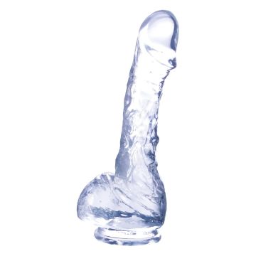Realistischer Dildo Transparent 17,8 cm