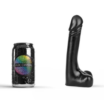 Dark Crystal Schwarzer Dildo Javier - 18 cm