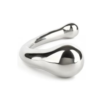 Geschwungener Edelstahl Doppel-Dildo - Mr Steel