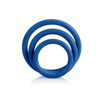Cockringe Tri-Rings CalExotics - Blau