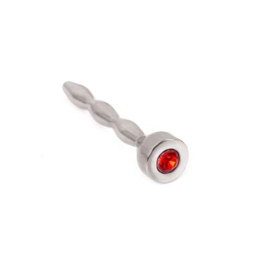 Kiotos Penisplug Justin met Diamant Rood - 7 cm