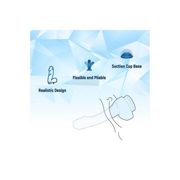 Realistischer Mini-Dildo Mit Saugnapf 10 cm