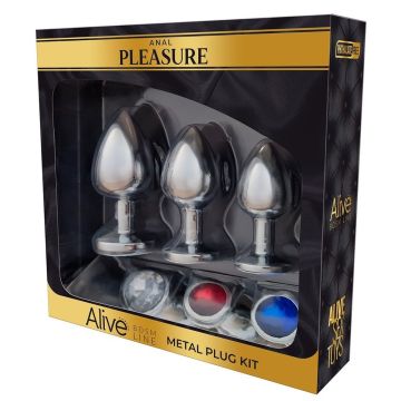 Alive - Metall Buttplug Set