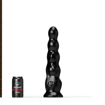 All Black Steroid Dildo Der Speer Schwarz - 39 cm