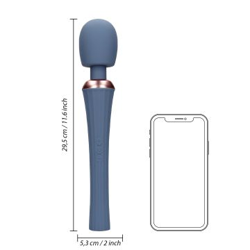 Wandvibrator Mit Griff - Blue Nova