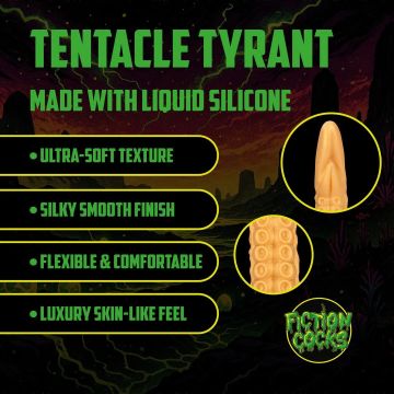 Monster Tentakel Dildo Anal Snake 55 cm - Gold