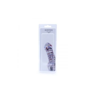 Kiotos Glazen Buttplug met O-Ring Transparant - 14.5 cm