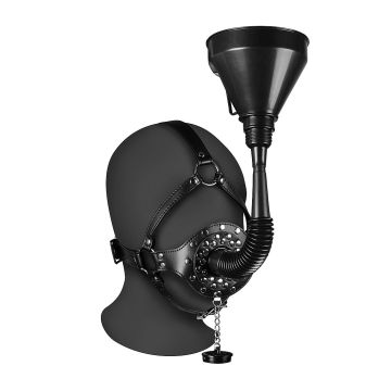 Kopfharness mit Trichter offener Mundknebel - XTREME