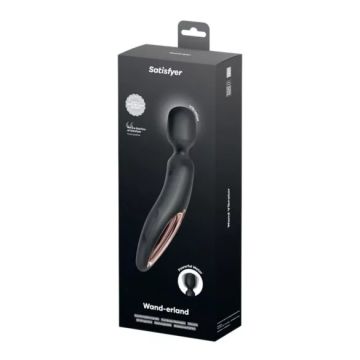 Satisfyer Wand-erland Vibrator - Zwart/Rose Gold