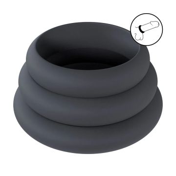 Cockring Set aus 3 Breiten O L/XL/XXL